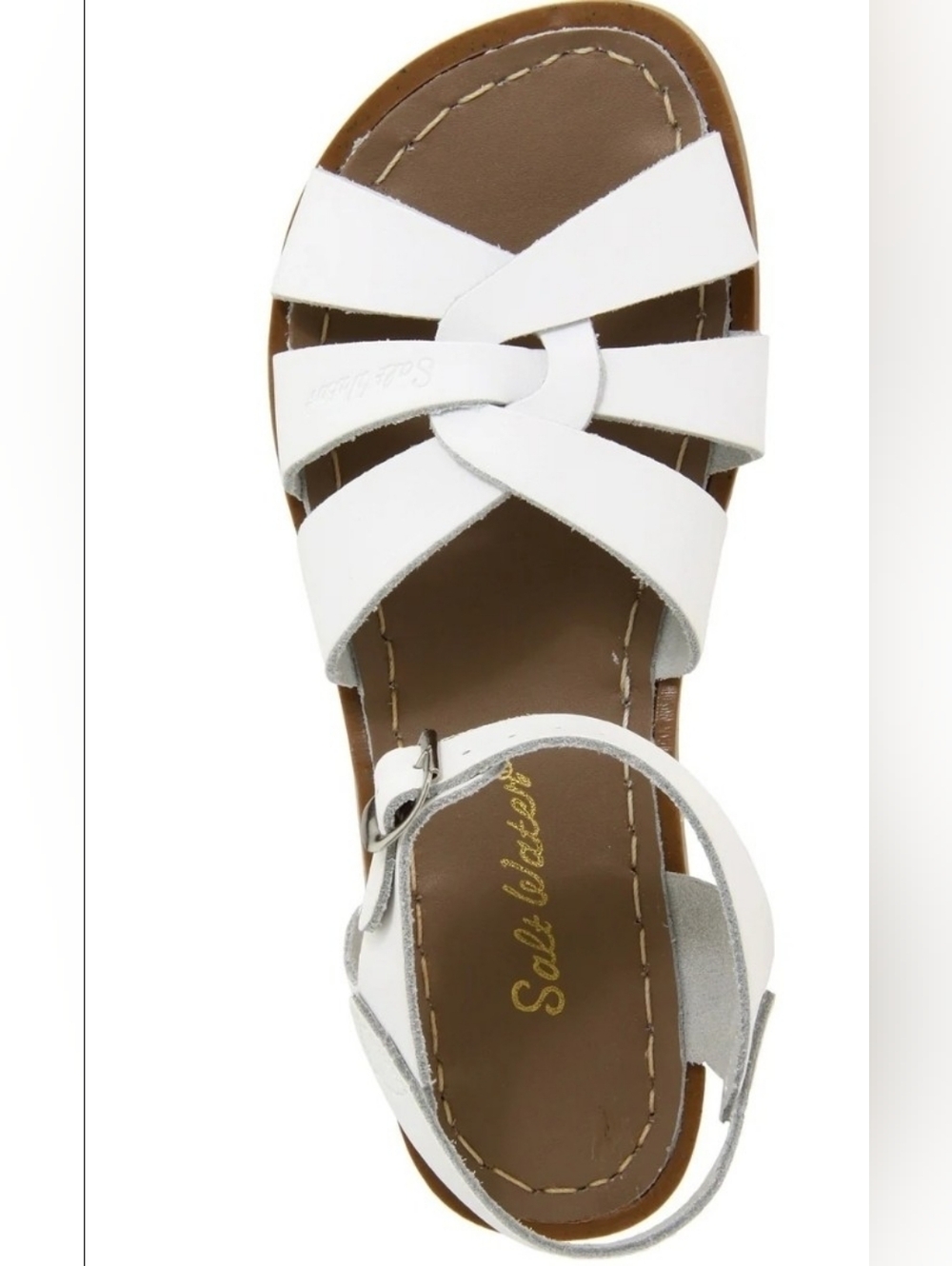 New In Box Salt Water Sandals White Women's 8